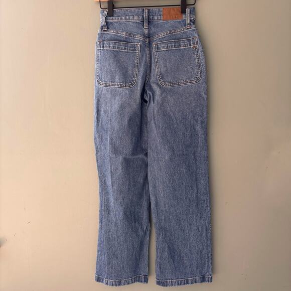 Madewell Perfect Vintage Wide Leg Jeans Size 23 - Picture 2 of 5